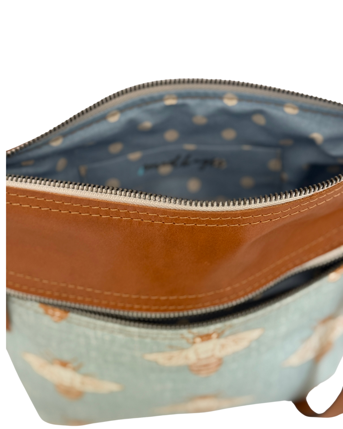 Blue Bee Bucket Bag