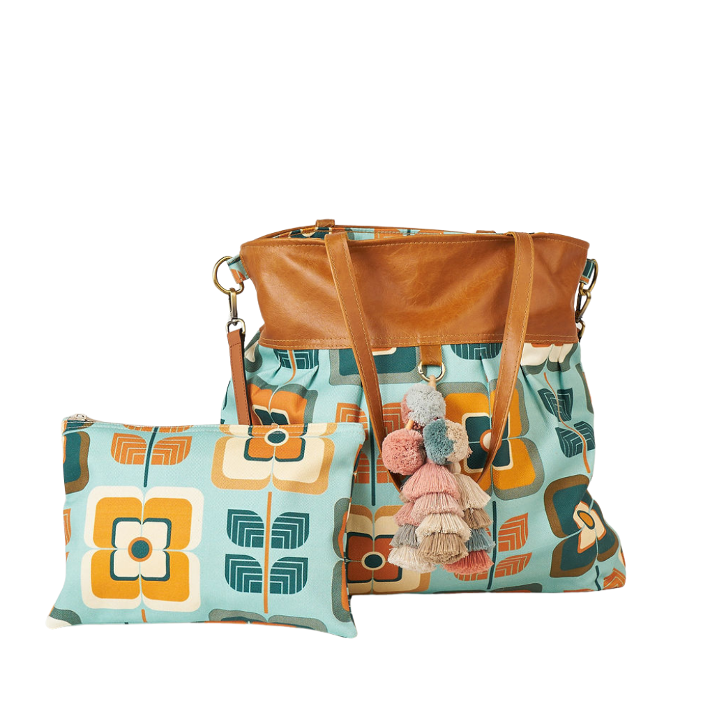 Floral Retro Weekender Bag