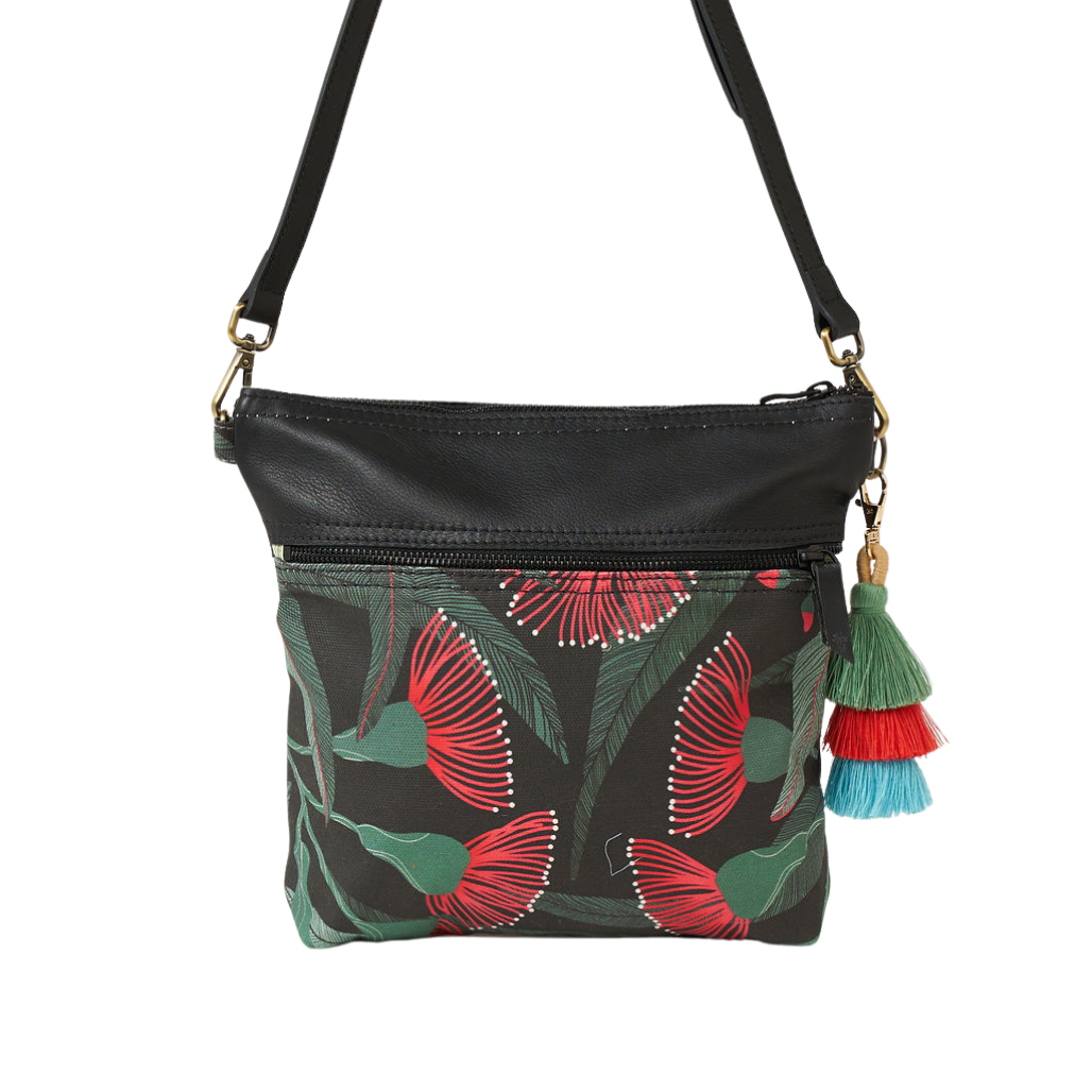 Red Eucalyptus Bucket Bag