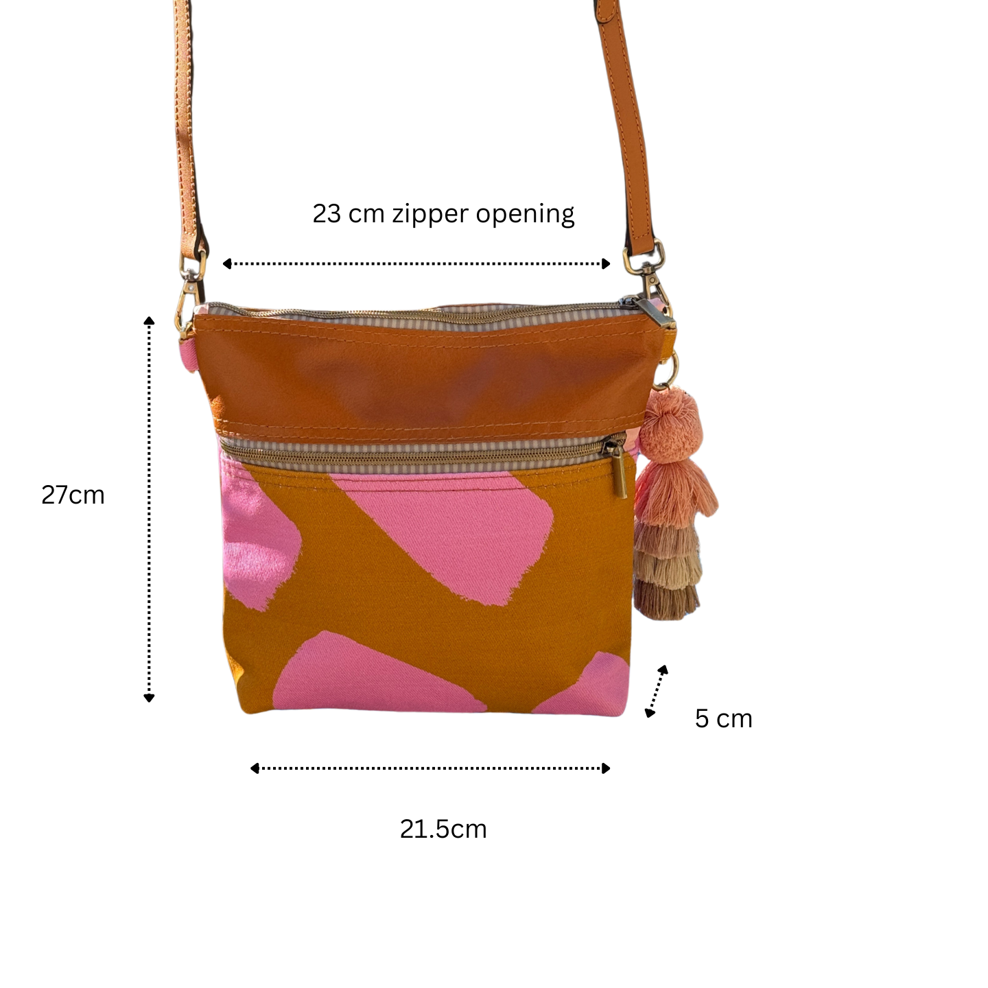 Pink Paint Dash Bucket bag