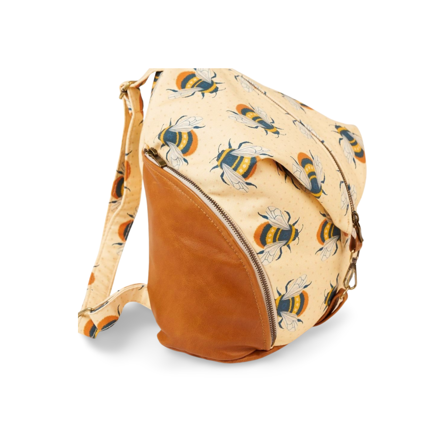 bee printed backpack