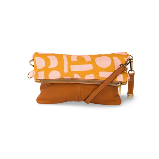 Blush shapes fold over bag