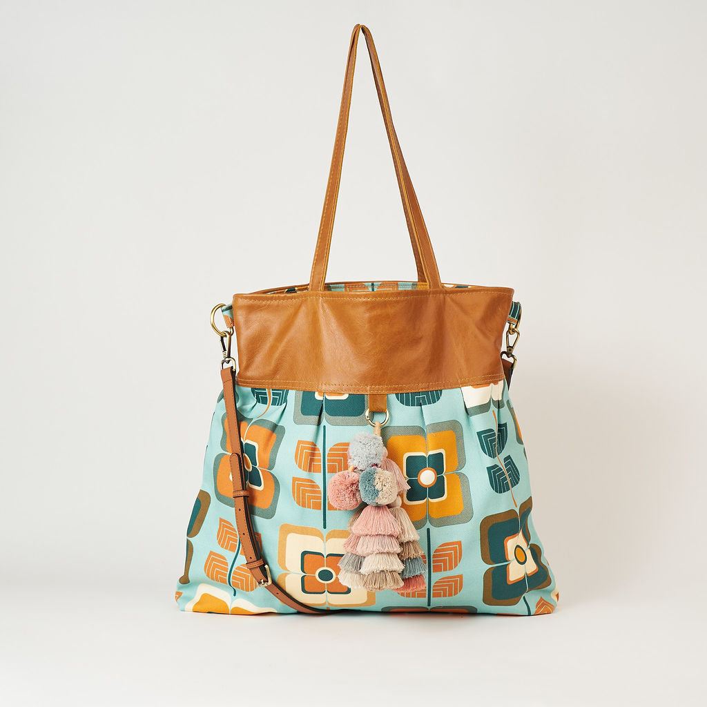 Floral Retro Weekender Bag