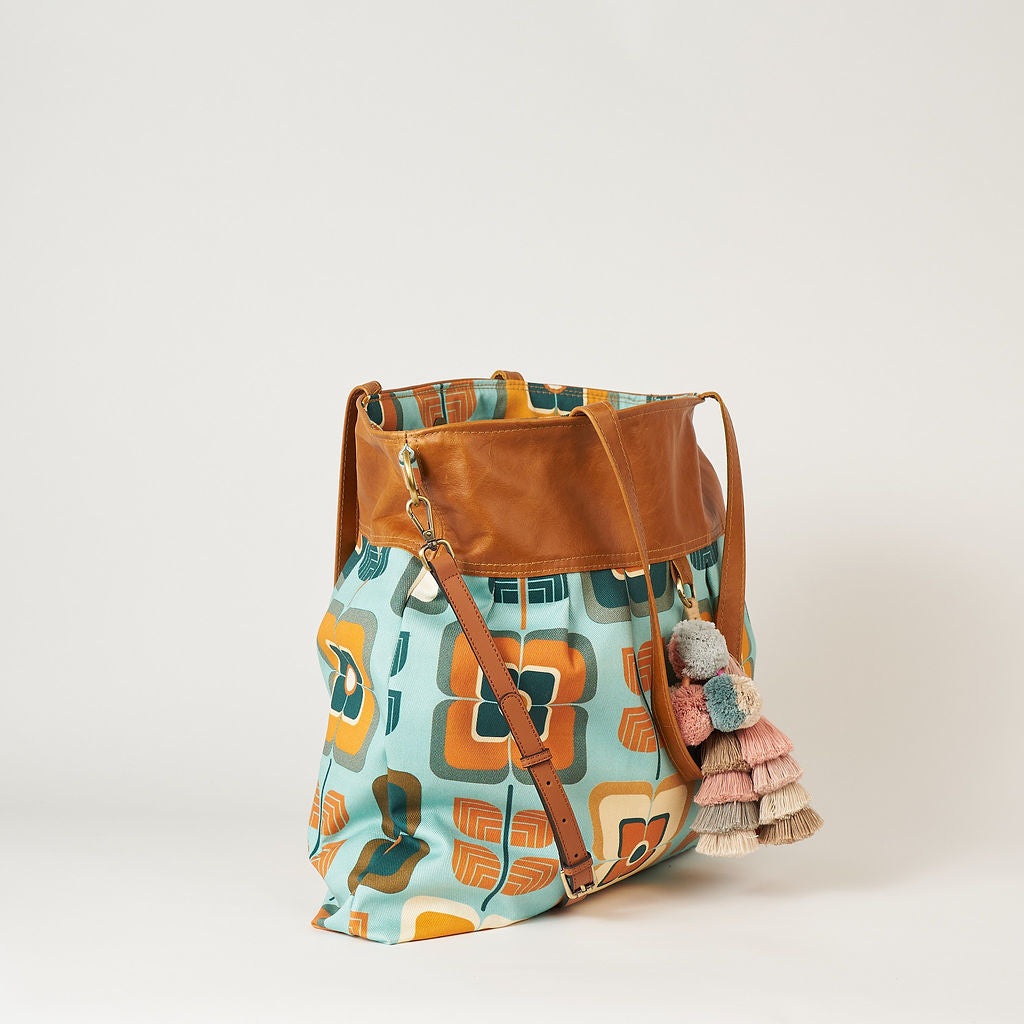 Floral Retro Weekender Bag