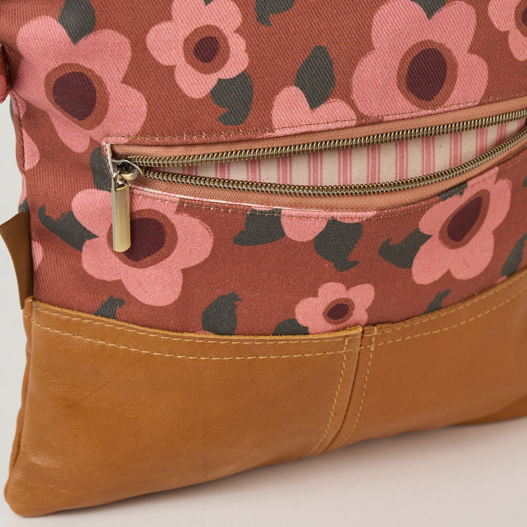 Fun Flowers Fold over Bag