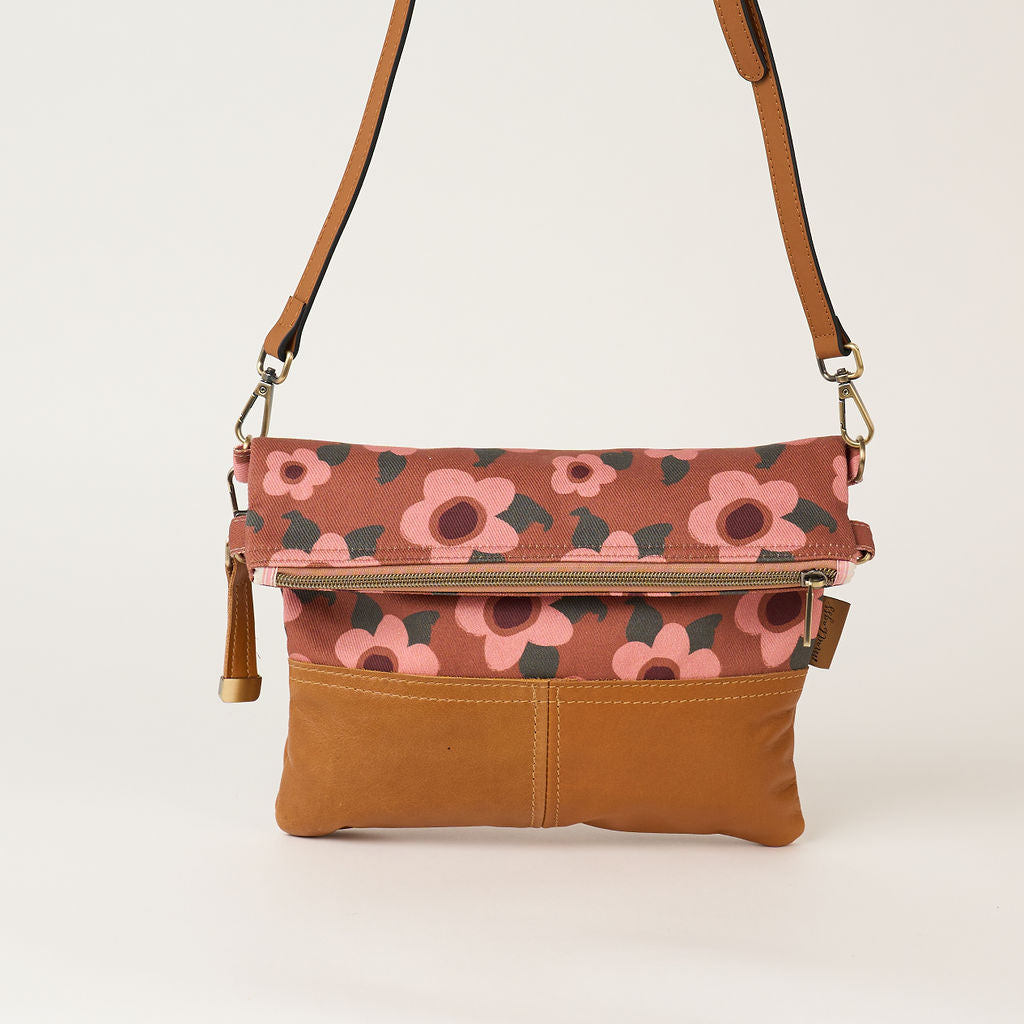 Fun Flowers Fold over Bag