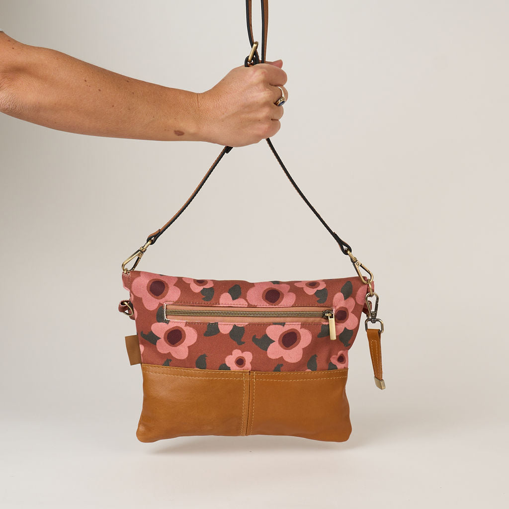 Fun Flowers Fold over Bag