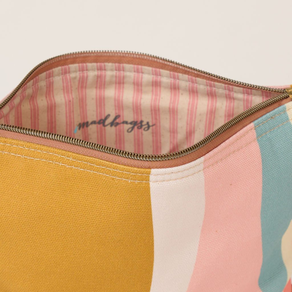 Blush shapes fold over bag