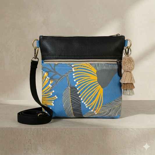 Blue Eucalyptus Bucket bag
