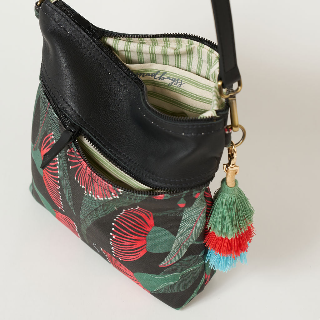 Red Eucalyptus Bucket Bag