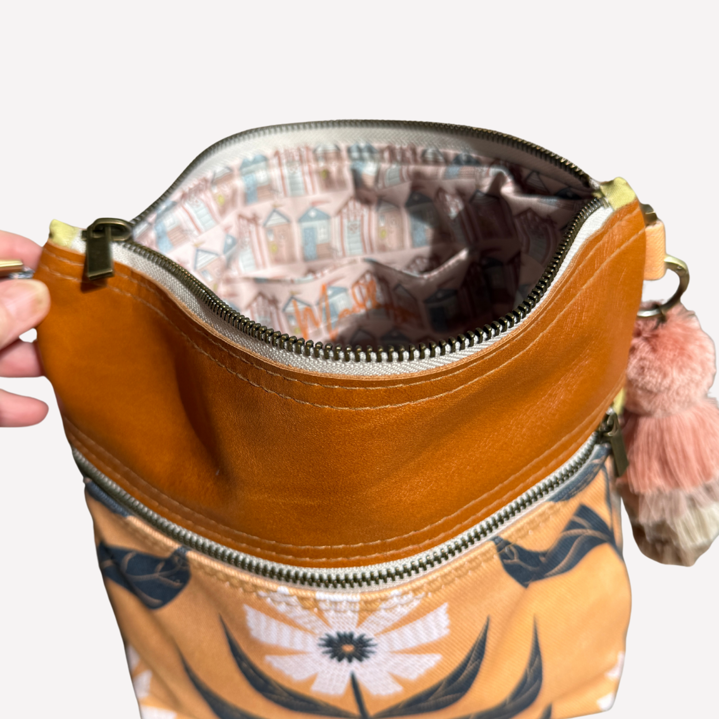Honey Cream Bucket Bag