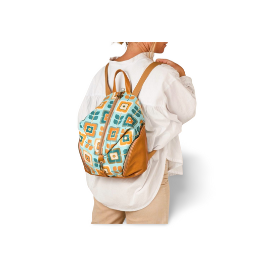 Retro Floral Backpack