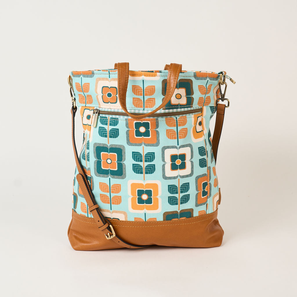 Retro Floral Tote