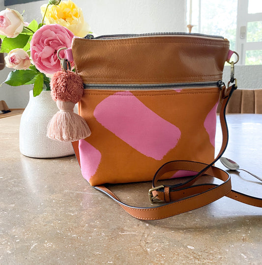 Pink Paint Dash Bucket bag