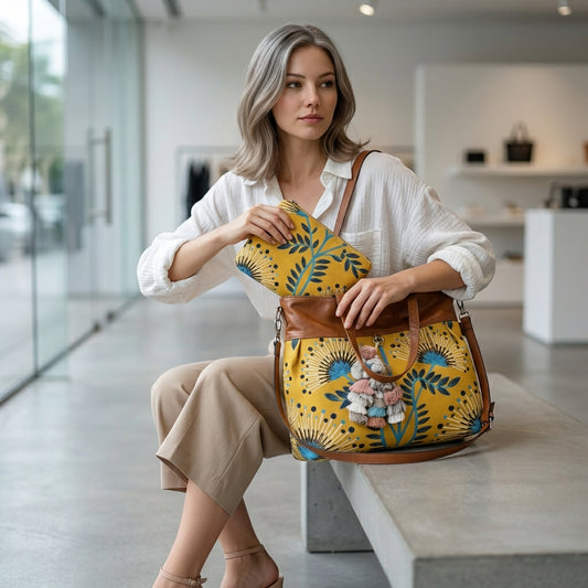 Mimosa Large print Weekender Bag