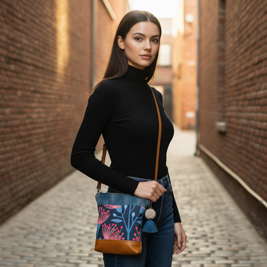 Australian Eucalyptus Blue Pocket Bag