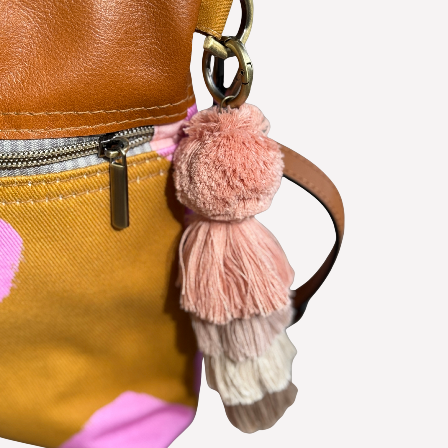Pink Paint Dash Bucket bag