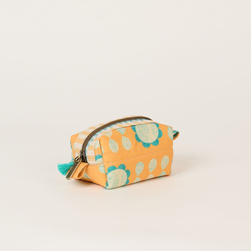 Retro Sunflower Box Pouch
