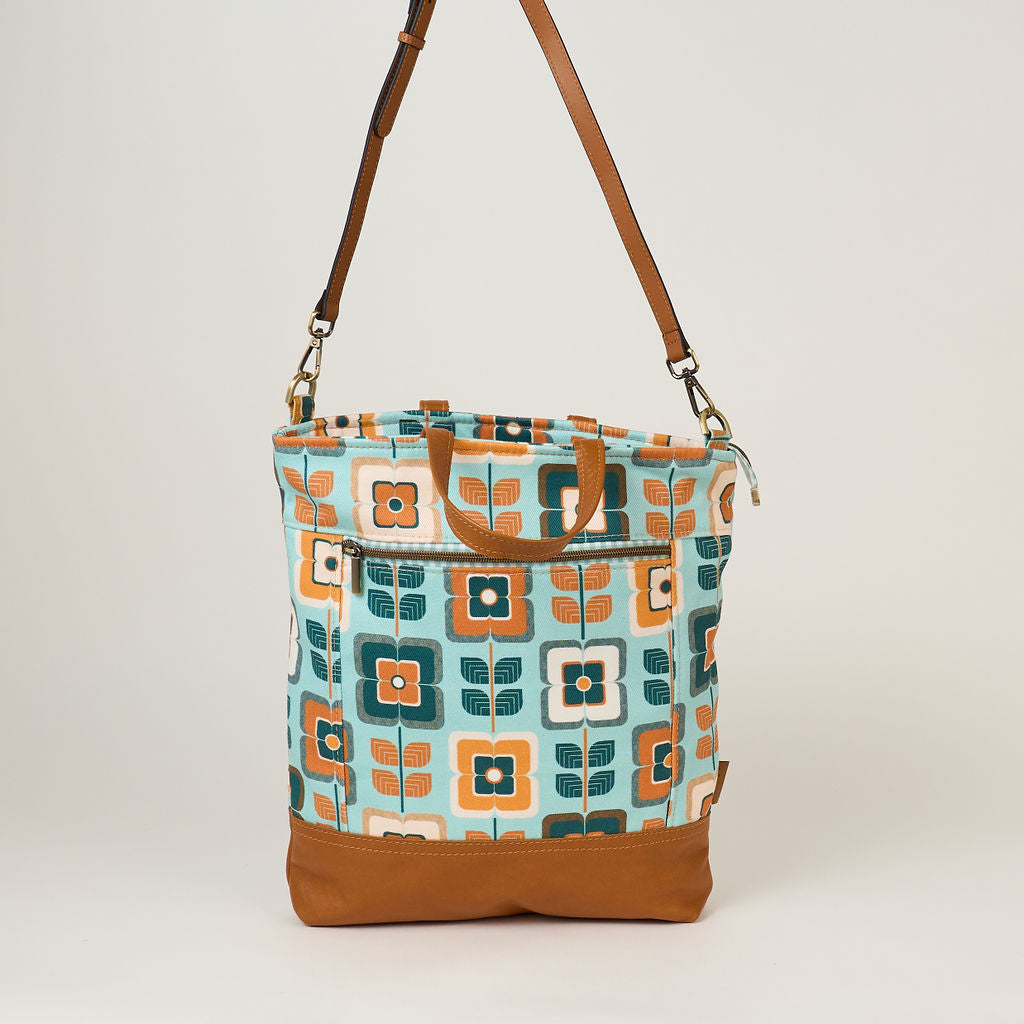 Retro Floral Tote