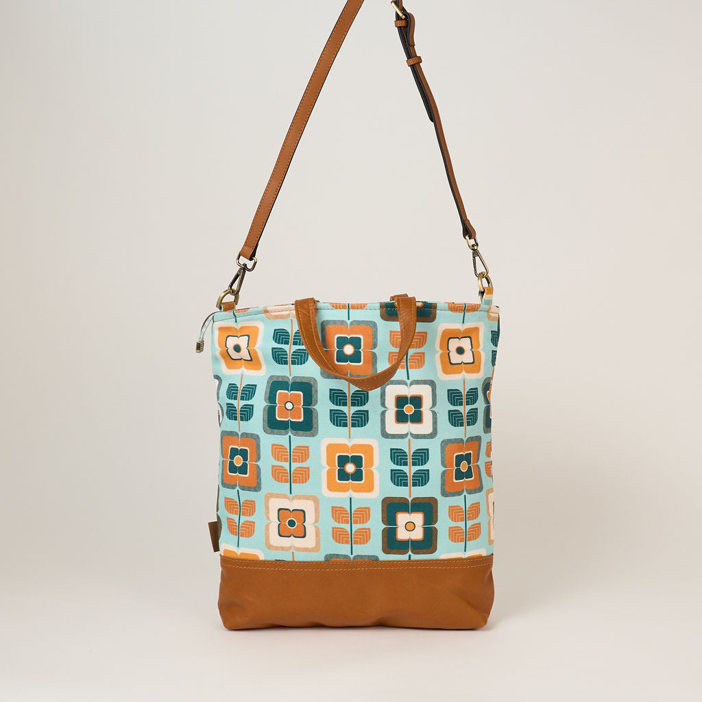 Retro Floral Tote