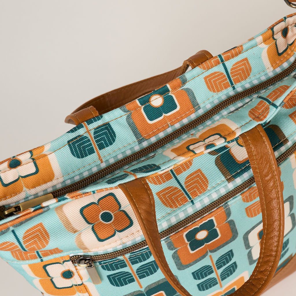 Retro Floral Tote