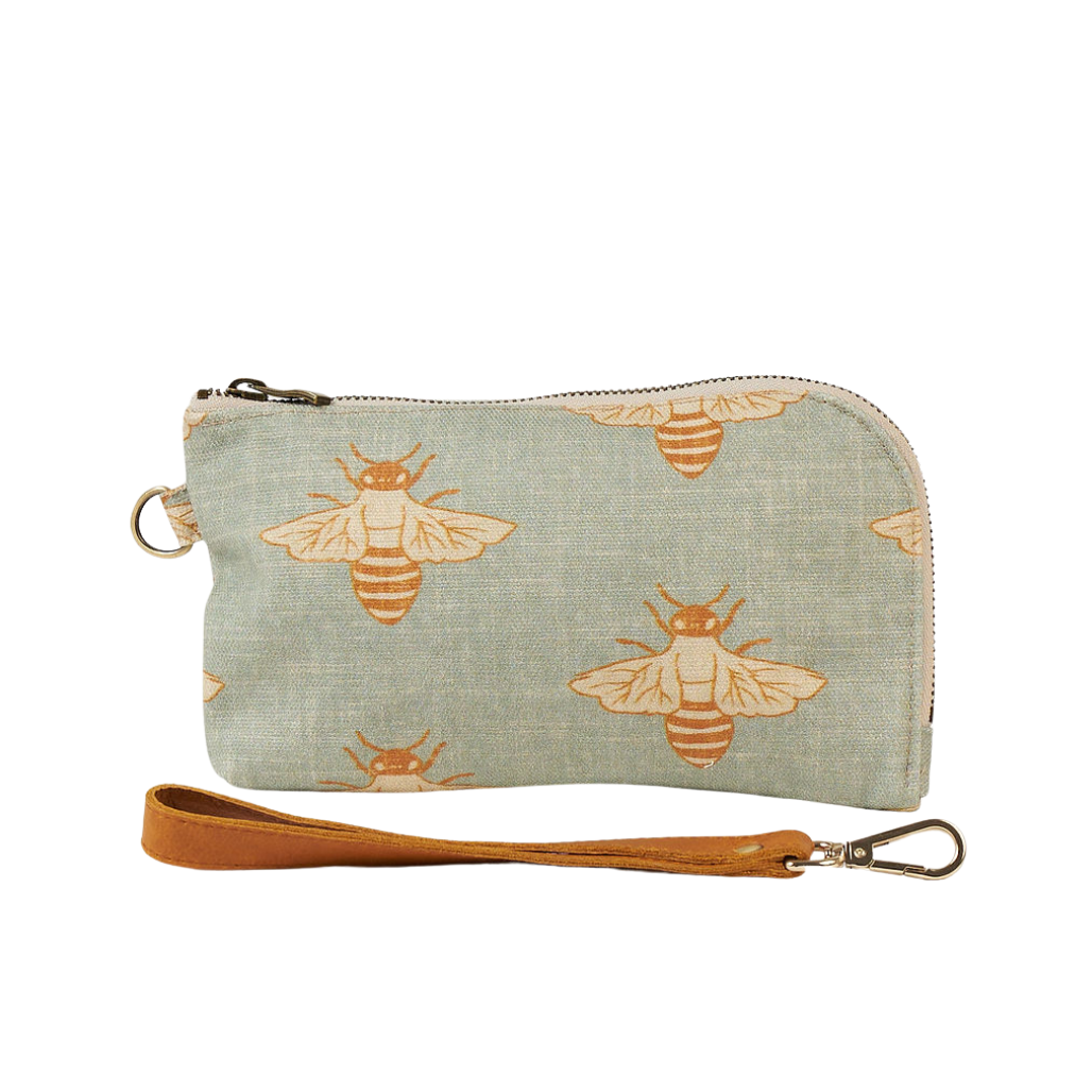 Blue Bees Purse