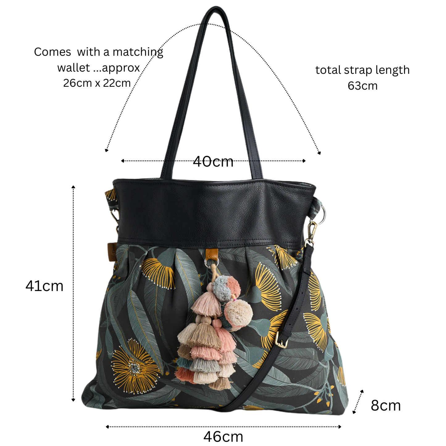 Australian Yellow Eucalyptus Weekender Bag