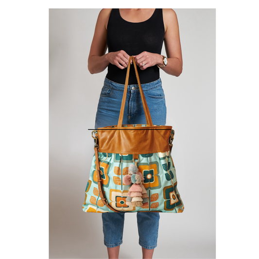 Floral Retro Weekender Bag