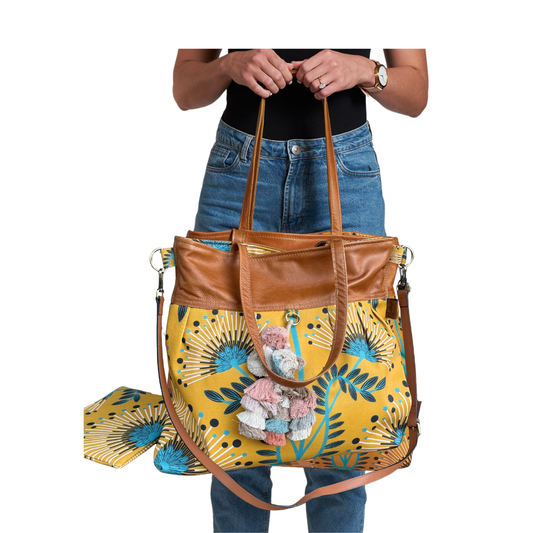 Mimosa Large print Weekender Bag