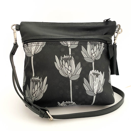 Black Protea Bucket Bag