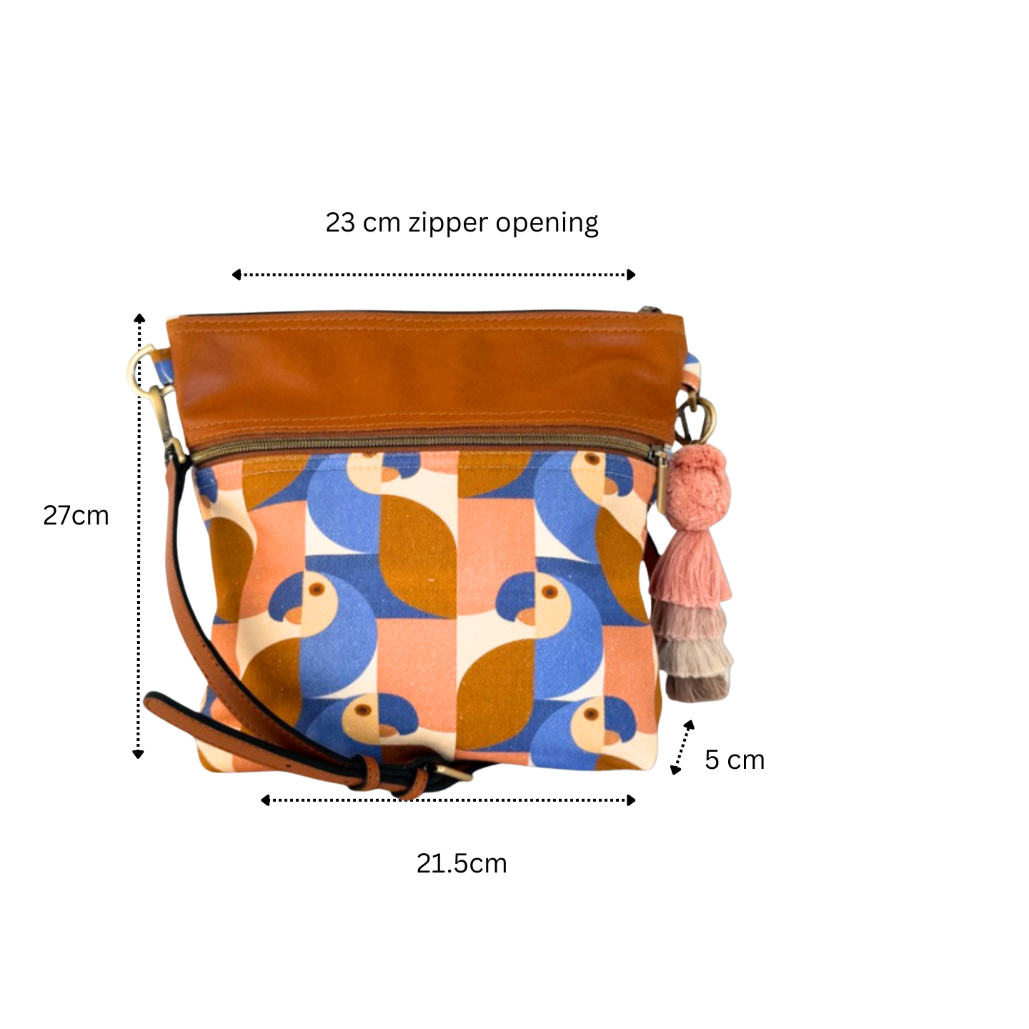 Parrot Bucket Bag