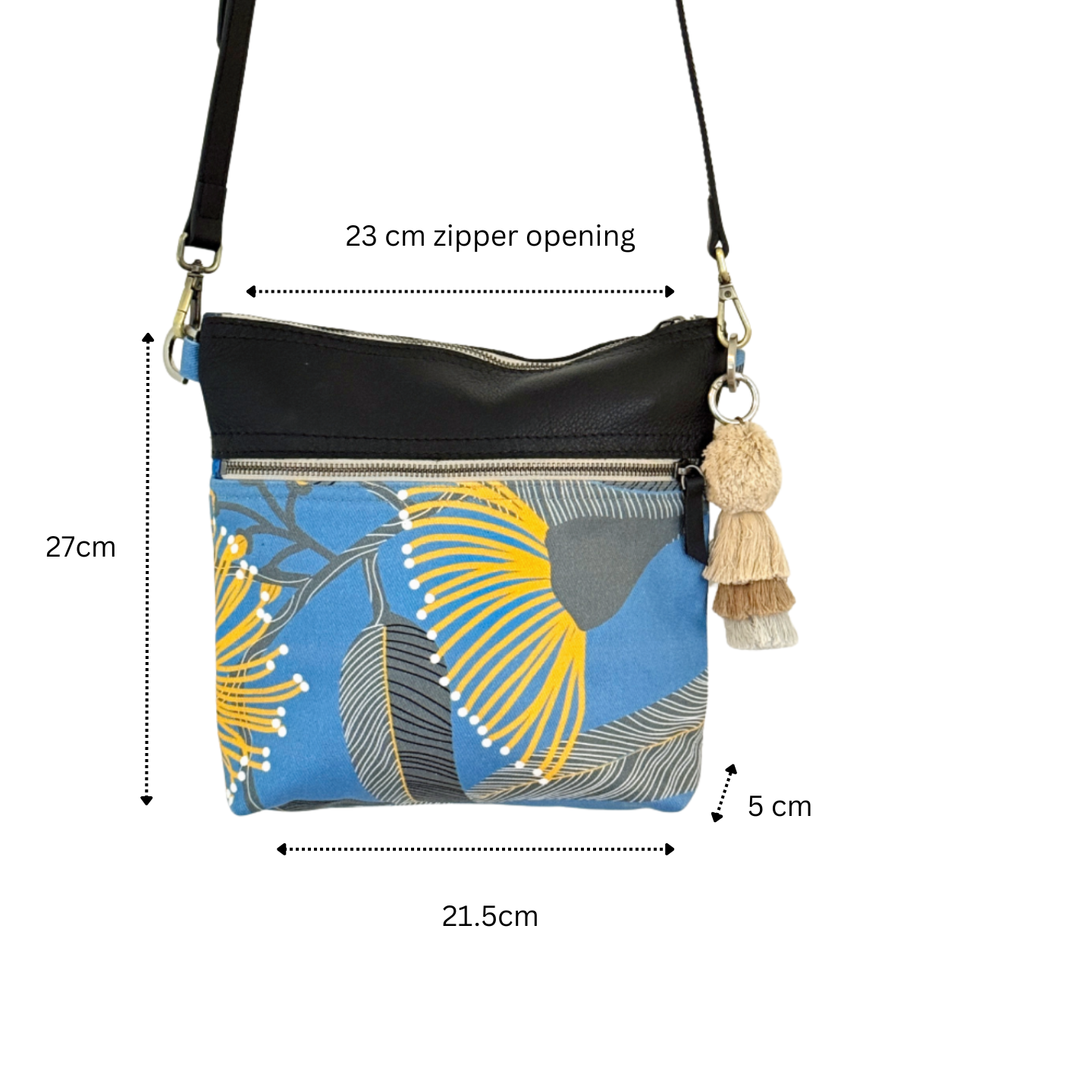 Blue Eucalyptus Bucket bag