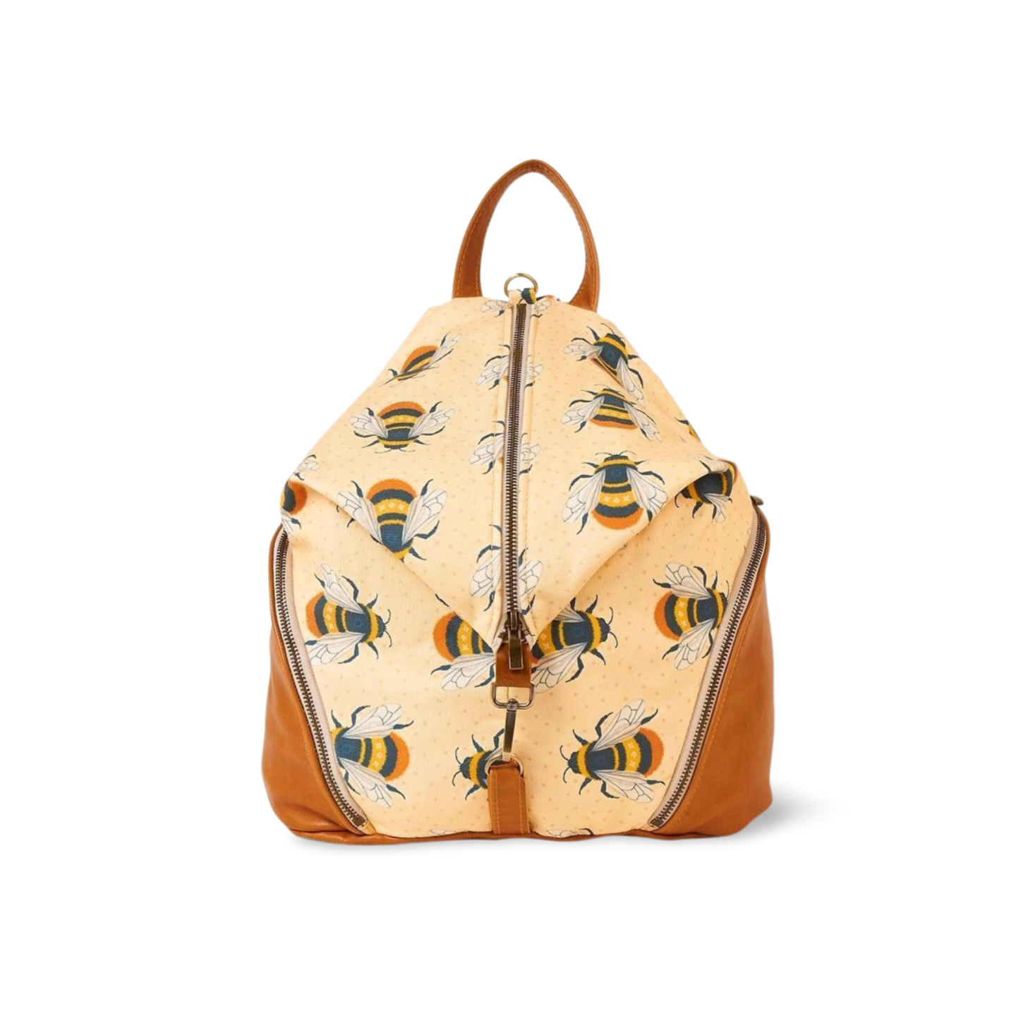 bee printed backpack 