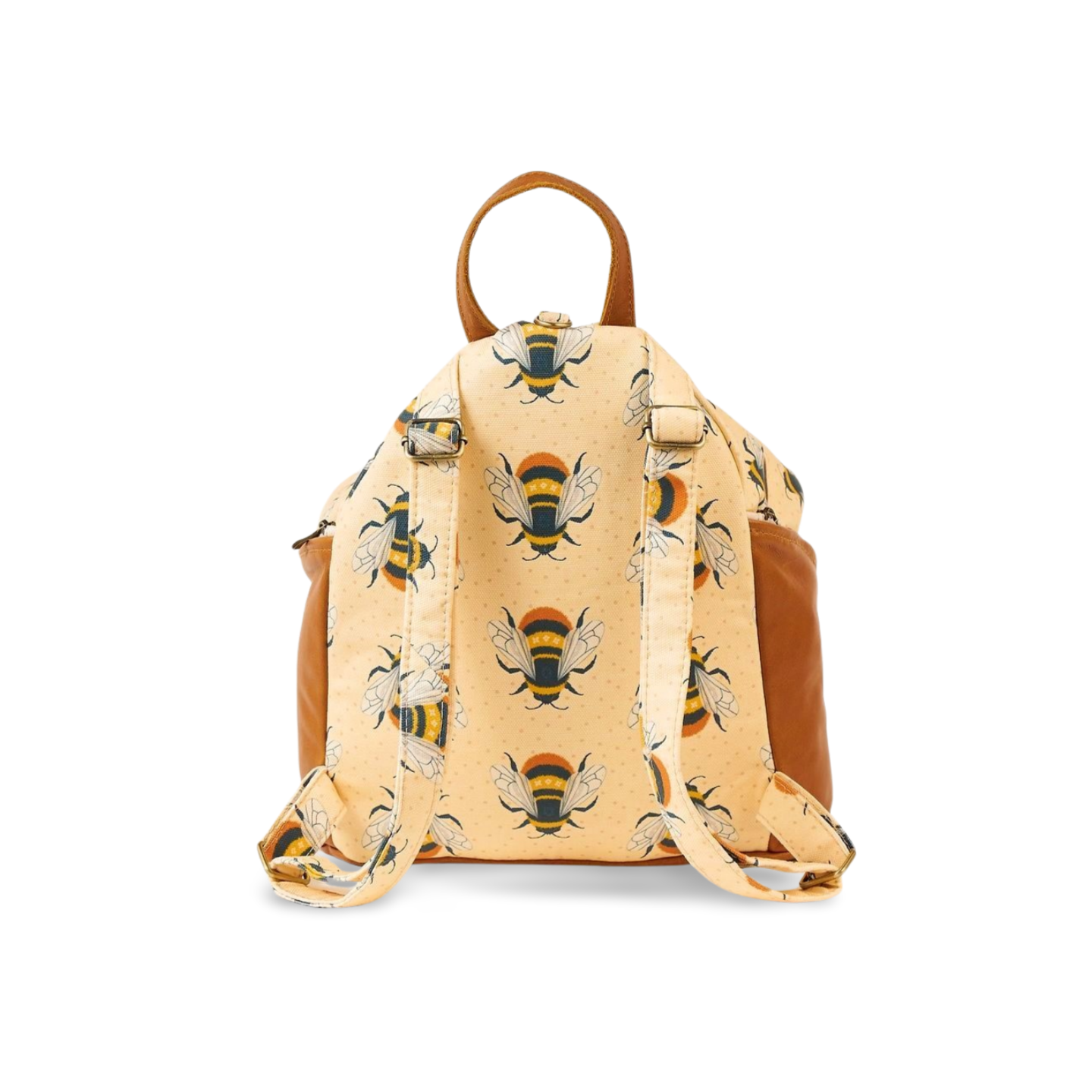 bee printed backpack 