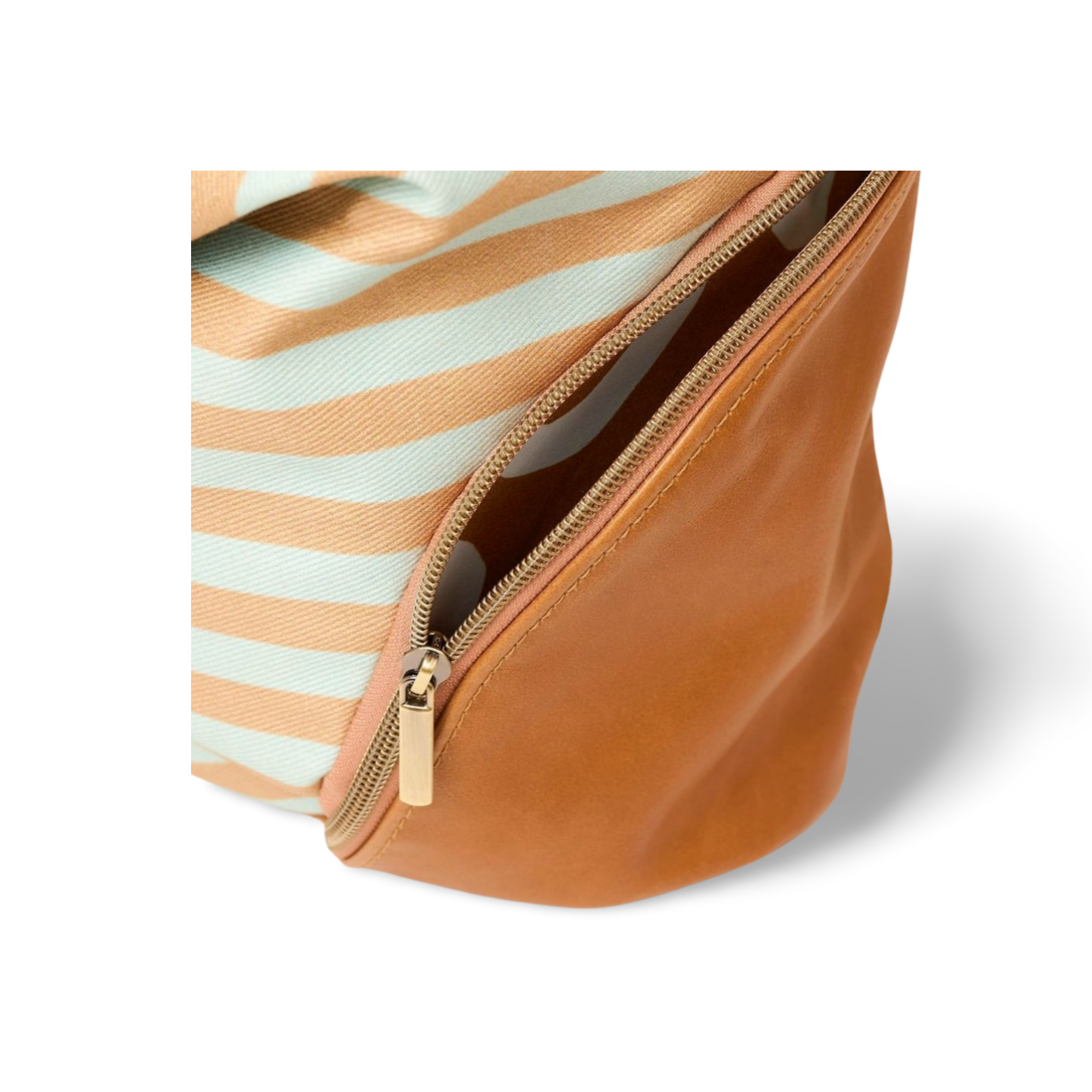 Blue/Tan Stripe Backpack