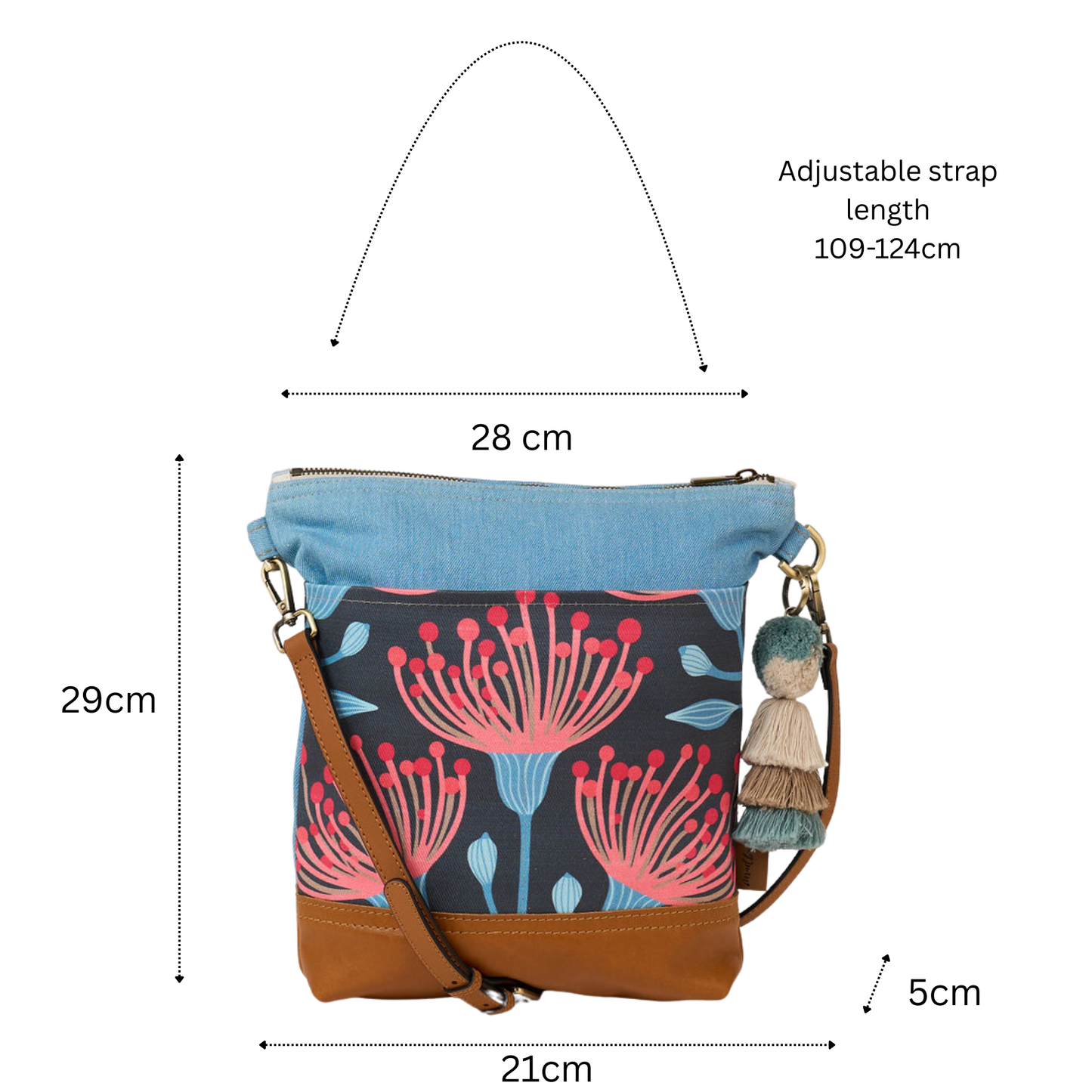 Australian Eucalyptus Blue Pocket Bag