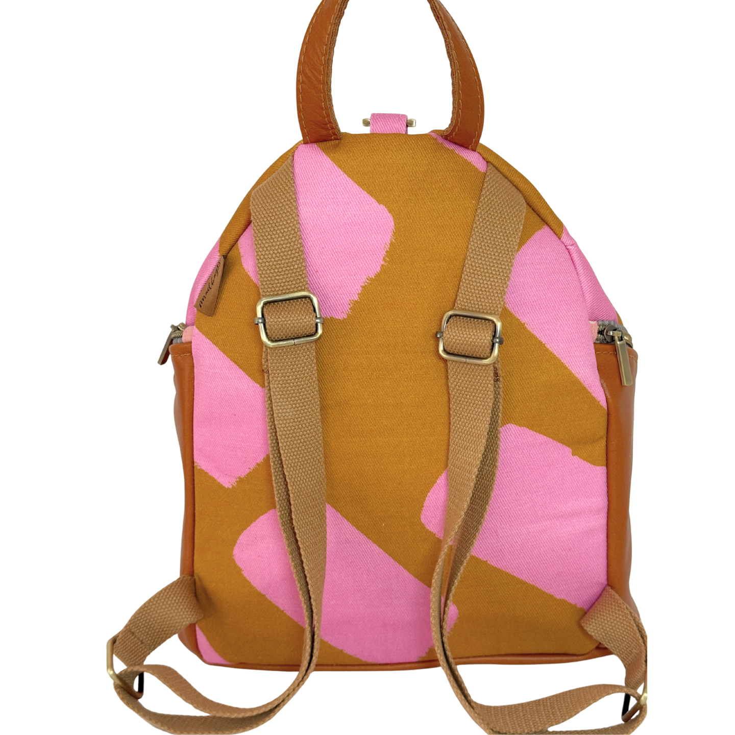Tan/Pink Paint Dash Backpack