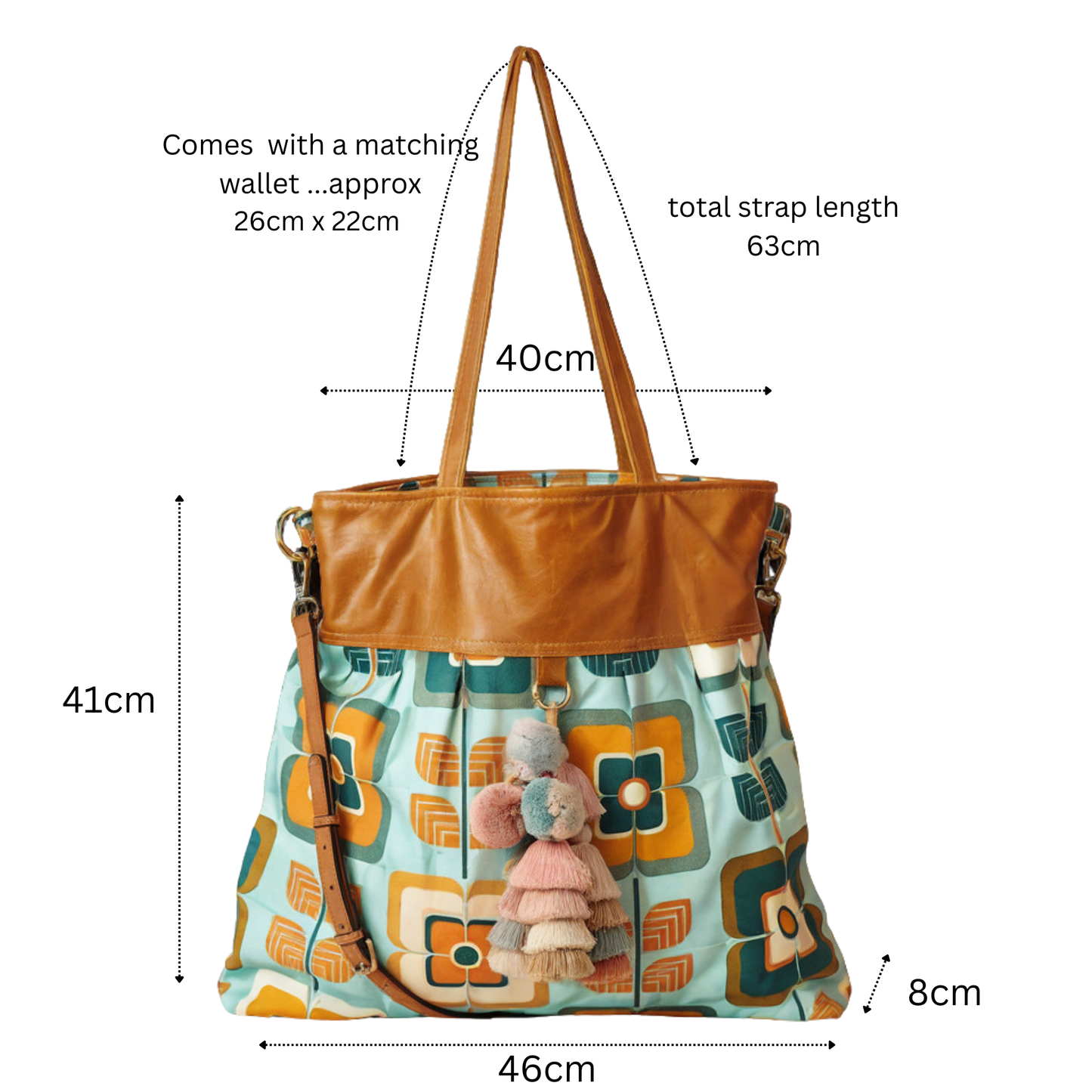 Floral Retro Weekender Bag