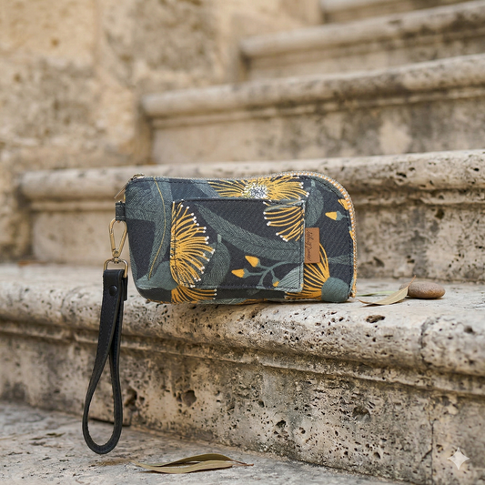 Australian Yellow Eucalyptus Purse