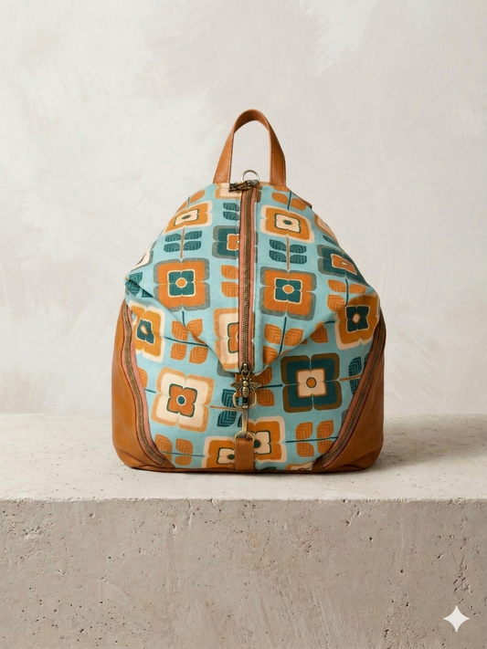 Retro Floral Backpack