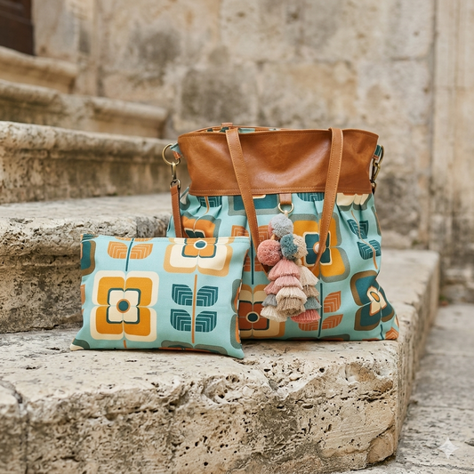 Floral Retro Weekender Bag