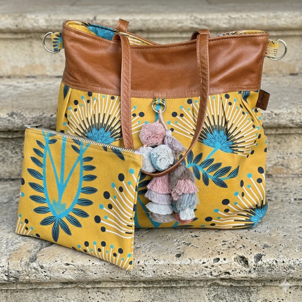 Mimosa Large print Weekender Bag